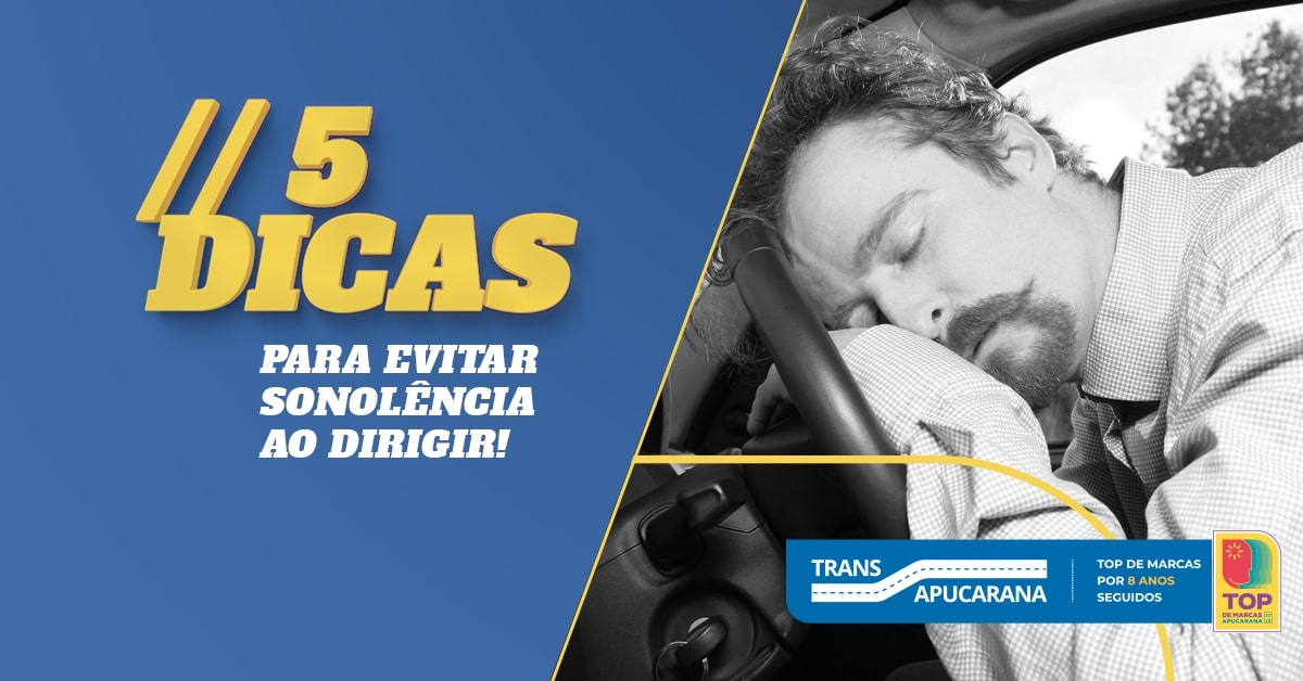 5 dicas para evitar a sonolência ao dirigir - Se você sente muito sono ou cansaço ao dirigir, separamos algumas dicas (e alertas) essenciais para você ficar bem acordado de olhos bem abertos enquanto estiver no volante!