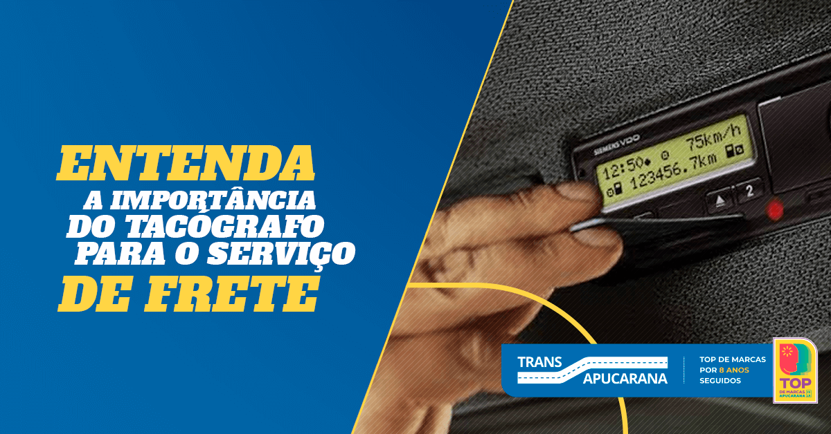 Entenda a importância do tacógrafo para o serviço de frete